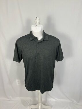 Port Authority Men's Short Sleeve Polo in Dark Gray Heather